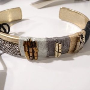 Nordstrom Treasure and bond Gold Black grey Cuff